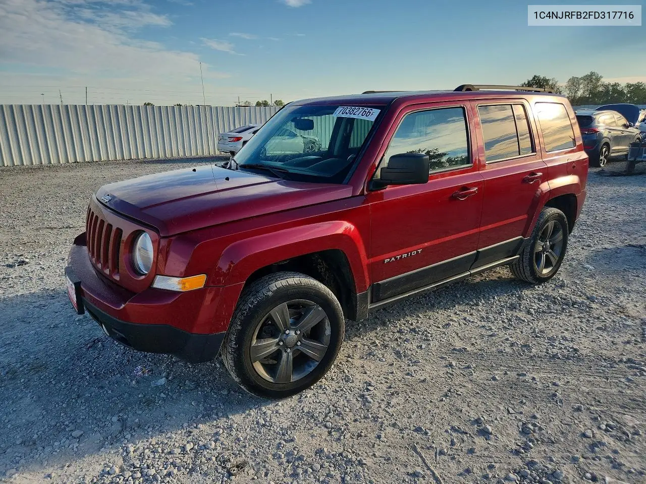 JEEP LIBERTY (PATRIOT) 2015, VIN 1C4NJRFB2FD317716