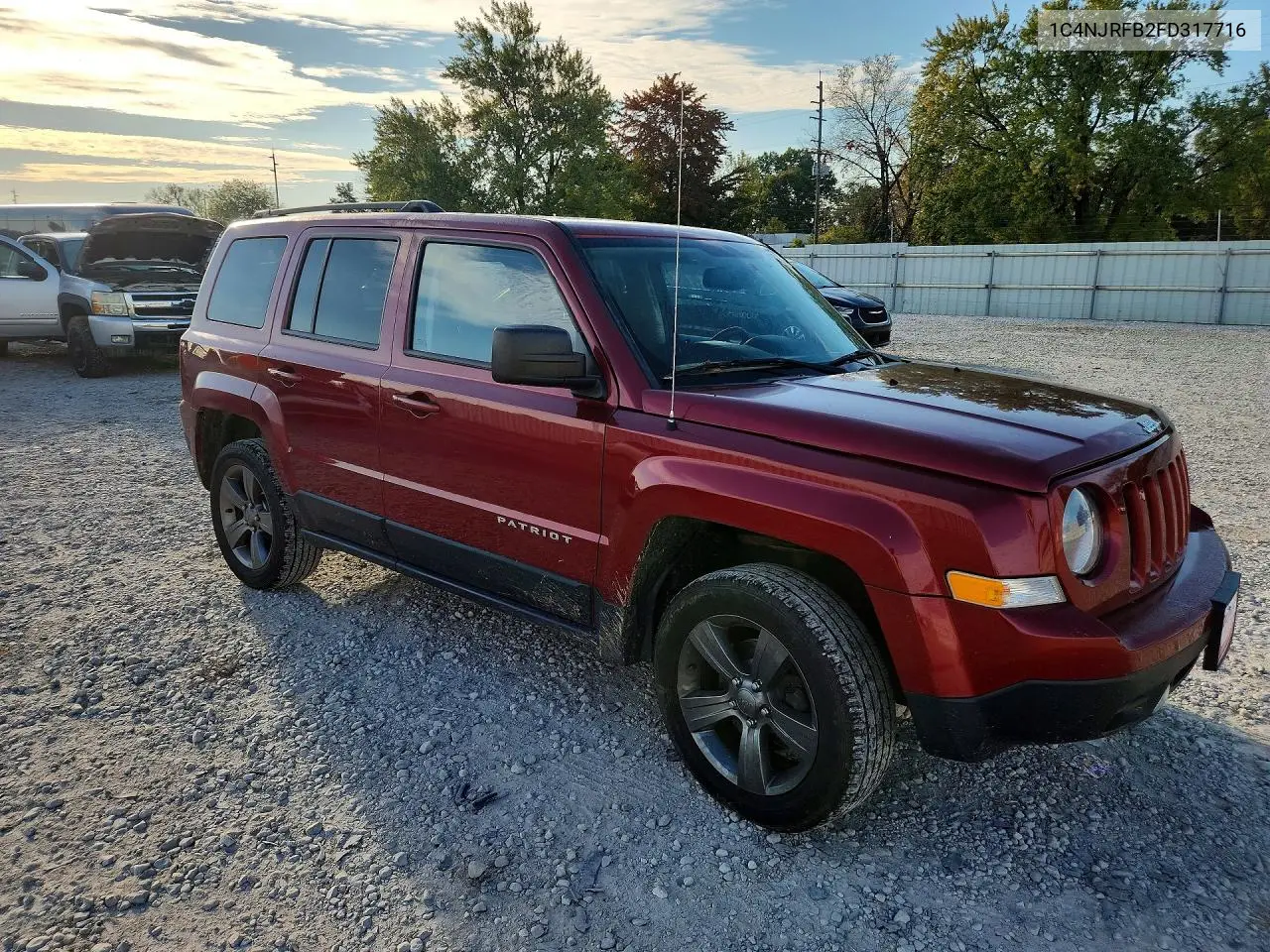 2015 JEEP LIBERTY (PATRIOT) VIN 1C4NJRFB2FD317716 — фото 4
