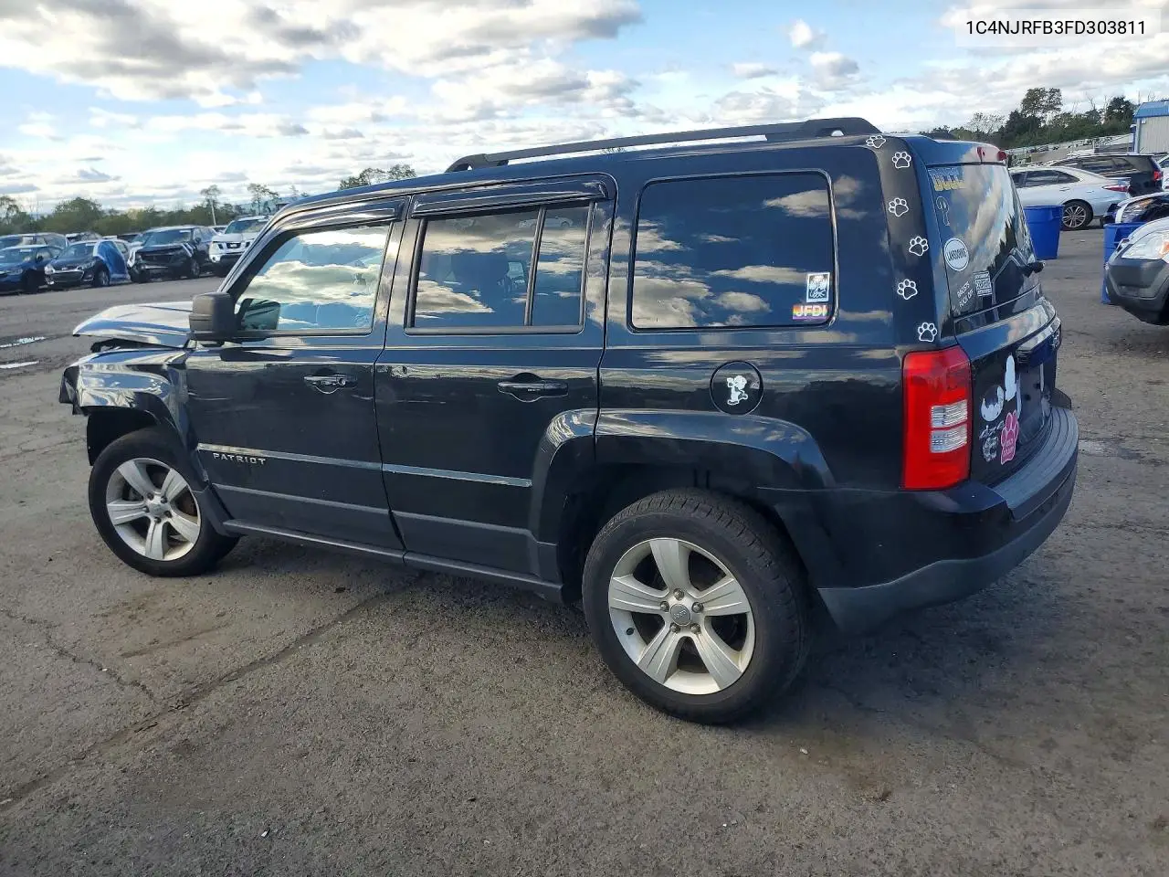 2015 JEEP LIBERTY (PATRIOT) VIN 1C4NJRFB3FD303811 — фото 2