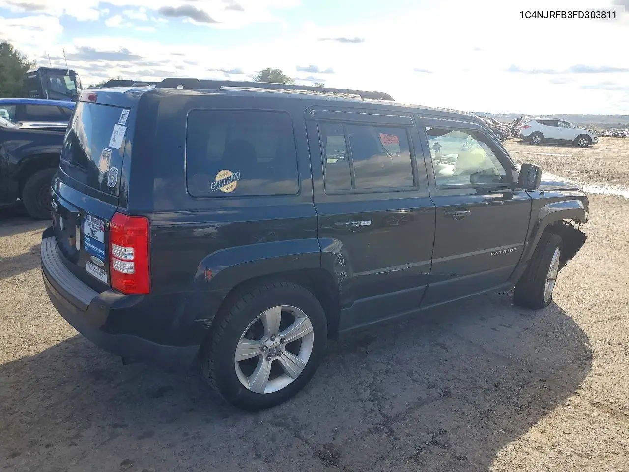 2015 JEEP LIBERTY (PATRIOT) VIN 1C4NJRFB3FD303811 — фото 3