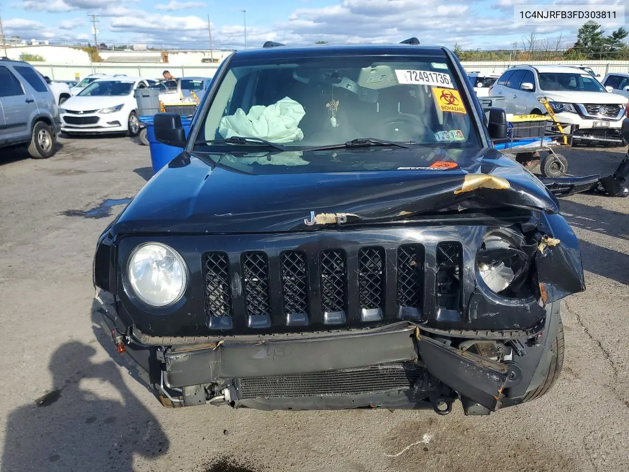 2015 JEEP LIBERTY (PATRIOT) VIN 1C4NJRFB3FD303811 — фото 5