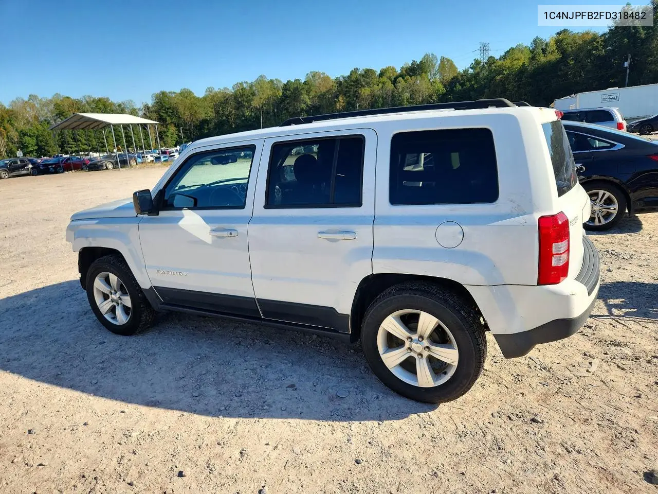 2015 JEEP LIBERTY (PATRIOT) VIN 1C4NJPFB2FD318482 — фото 2
