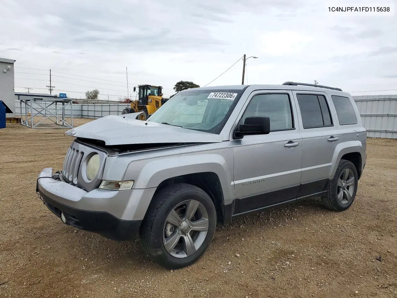 JEEP LIBERTY (PATRIOT) 2015, VIN 1C4NJPFA1FD115638