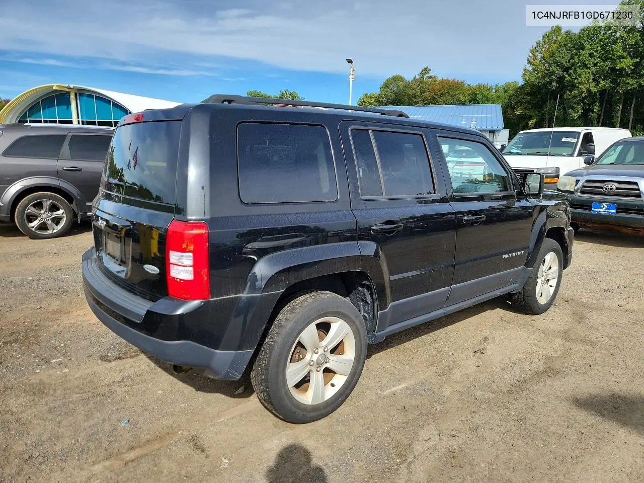 2016 JEEP LIBERTY (PATRIOT) VIN 1C4NJRFB1GD671230 — фото 3