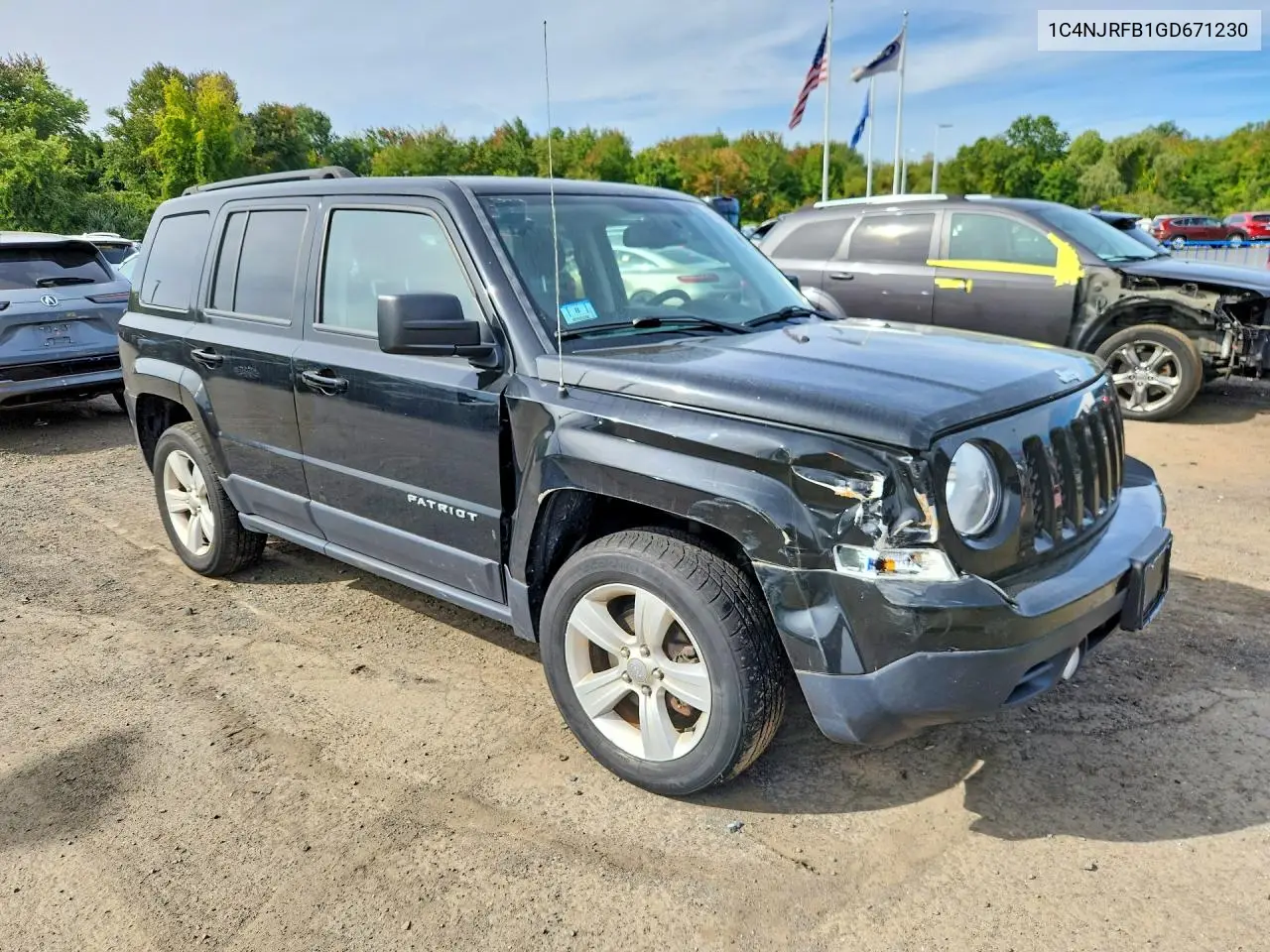 2016 JEEP LIBERTY (PATRIOT) VIN 1C4NJRFB1GD671230 — фото 4