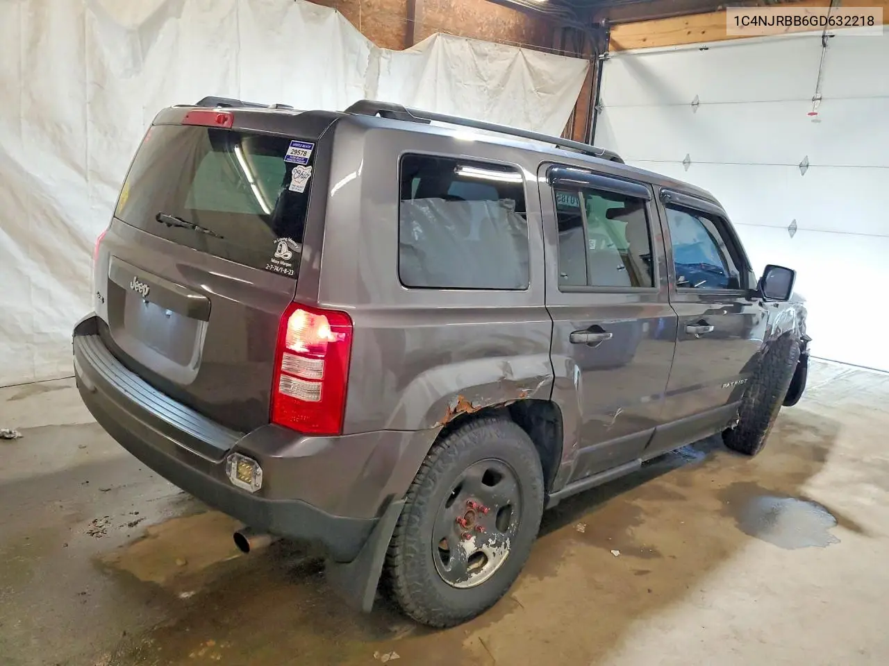 2016 JEEP LIBERTY (PATRIOT) VIN 1C4NJRBB6GD632218 — фото 3