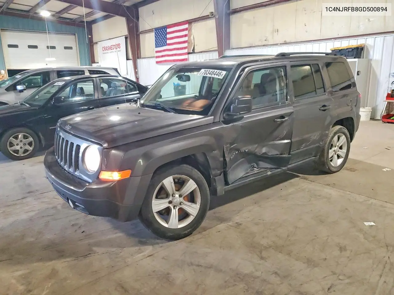 JEEP LIBERTY (PATRIOT) 2016, VIN 1C4NJRFB8GD500894