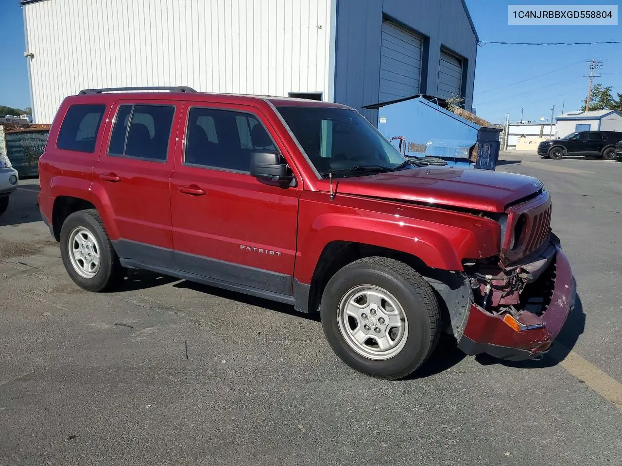 2016 JEEP LIBERTY (PATRIOT) VIN 1C4NJRBBXGD558804 — фото 4