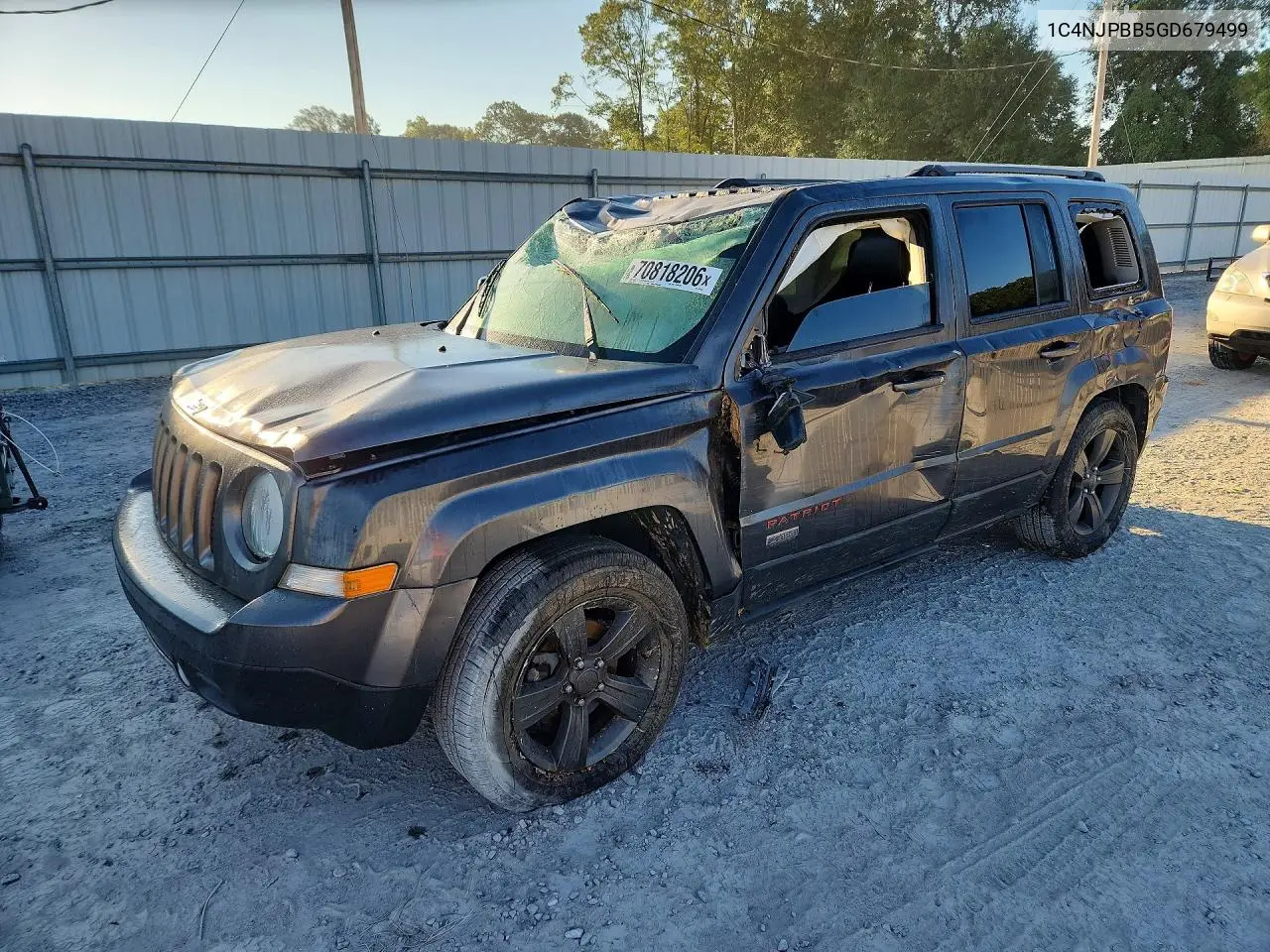 JEEP LIBERTY (PATRIOT) 2016, VIN 1C4NJPBB5GD679499