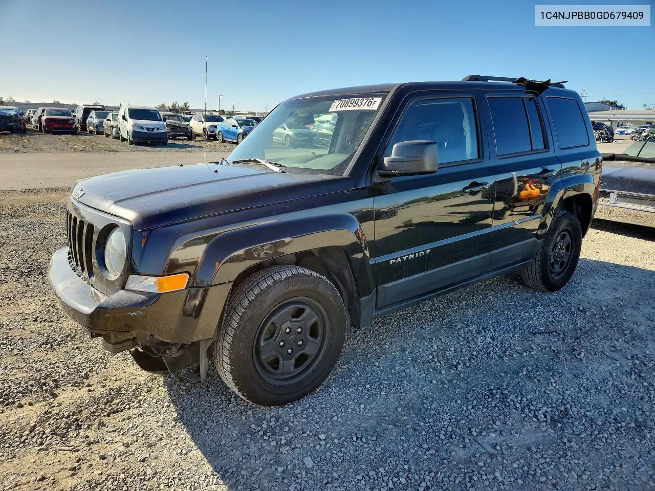 JEEP LIBERTY (PATRIOT) 2016, VIN 1C4NJPBB0GD679409