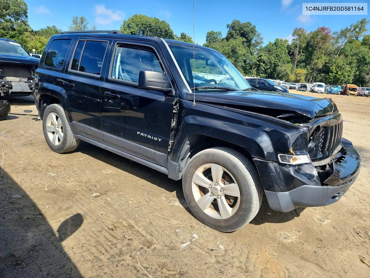2016 JEEP LIBERTY (PATRIOT) VIN 1C4NJRFB2GD581164 — фото 4