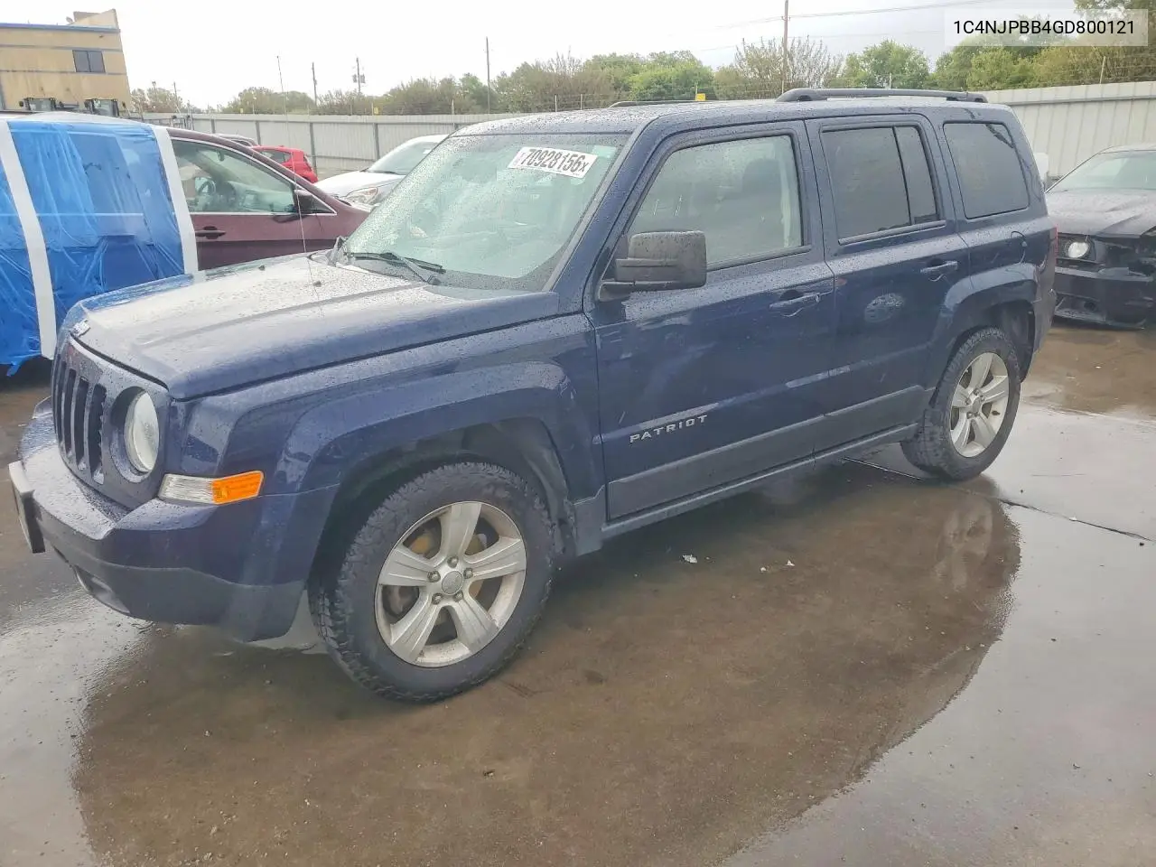 JEEP LIBERTY (PATRIOT) 2016, VIN 1C4NJPBB4GD800121