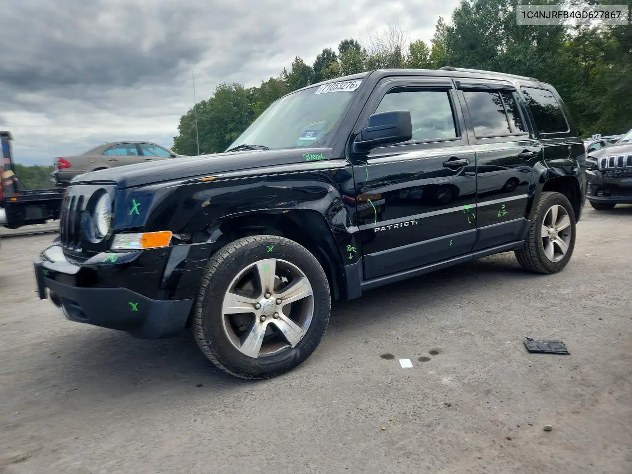 JEEP LIBERTY (PATRIOT) 2016, VIN 1C4NJRFB4GD627867