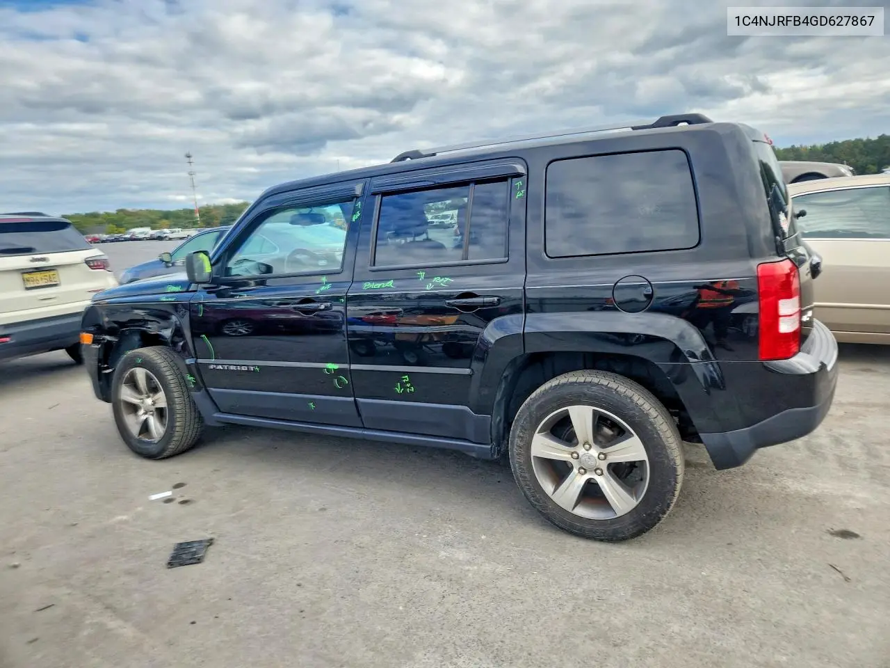 2016 JEEP LIBERTY (PATRIOT) VIN 1C4NJRFB4GD627867 — фото 2