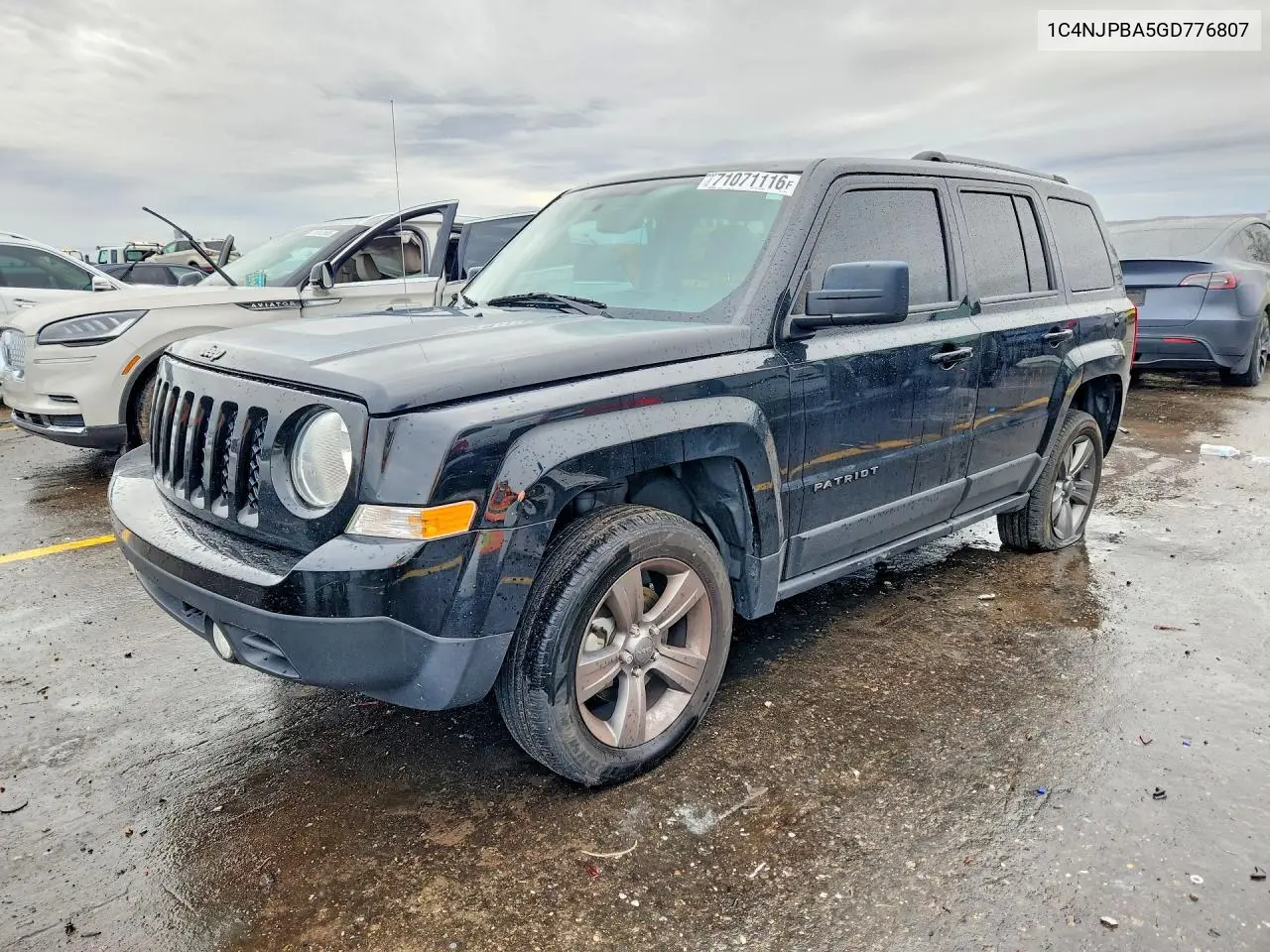 JEEP LIBERTY (PATRIOT) 2016, VIN 1C4NJPBA5GD776807