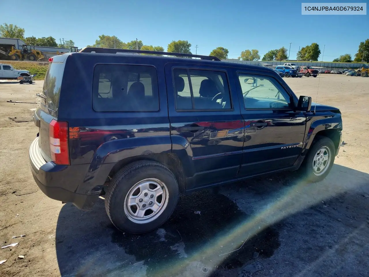 2016 JEEP LIBERTY (PATRIOT) VIN 1C4NJPBA4GD679324 — фото 3