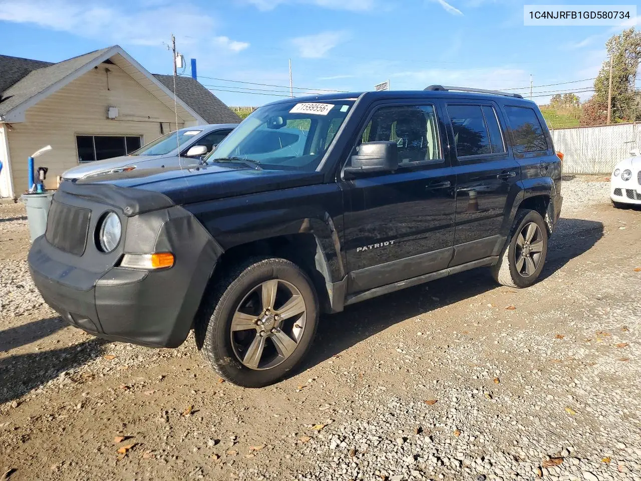 JEEP LIBERTY (PATRIOT) 2016, VIN 1C4NJRFB1GD580734