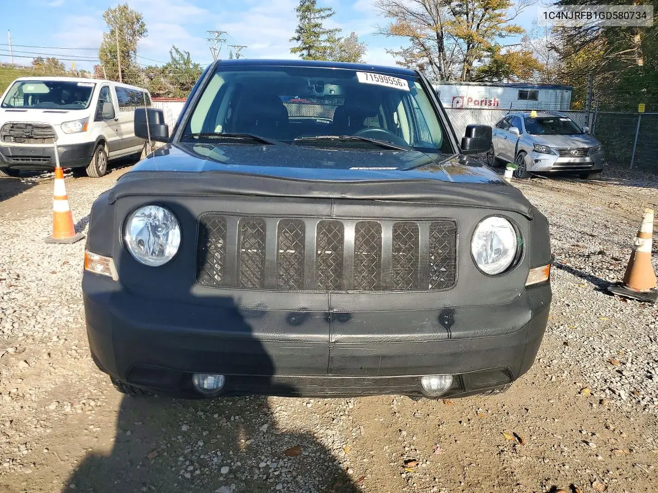 2016 JEEP LIBERTY (PATRIOT) VIN 1C4NJRFB1GD580734 — фото 5