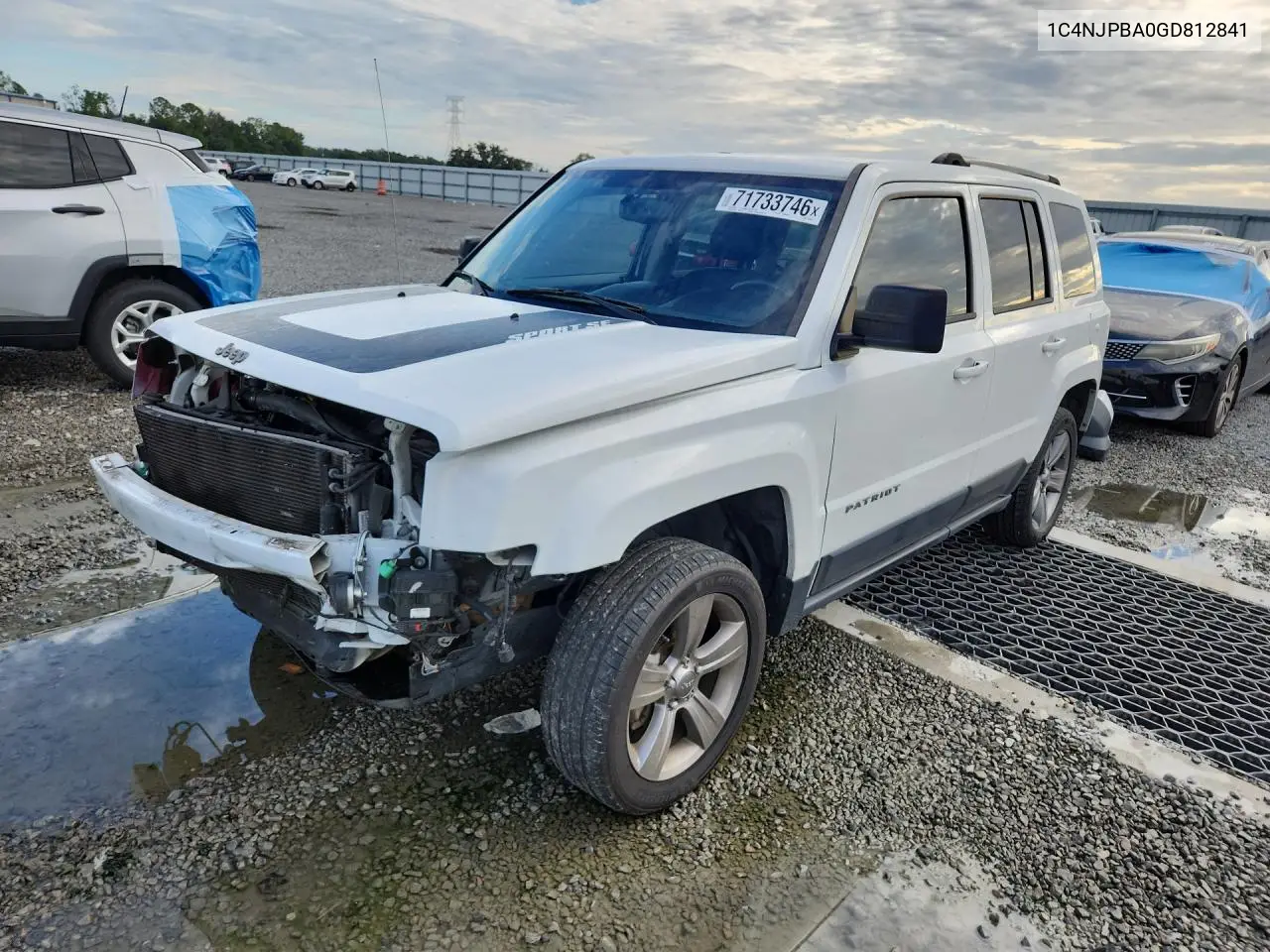JEEP LIBERTY (PATRIOT) 2016, VIN 1C4NJPBA0GD812841