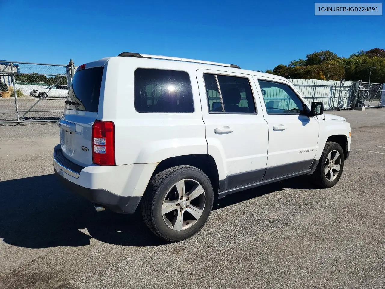2016 JEEP LIBERTY (PATRIOT) VIN 1C4NJRFB4GD724891 — фото 3