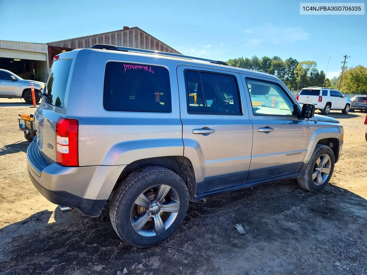 2016 JEEP LIBERTY (PATRIOT) VIN 1C4NJPBA3GD706335 — фото 3