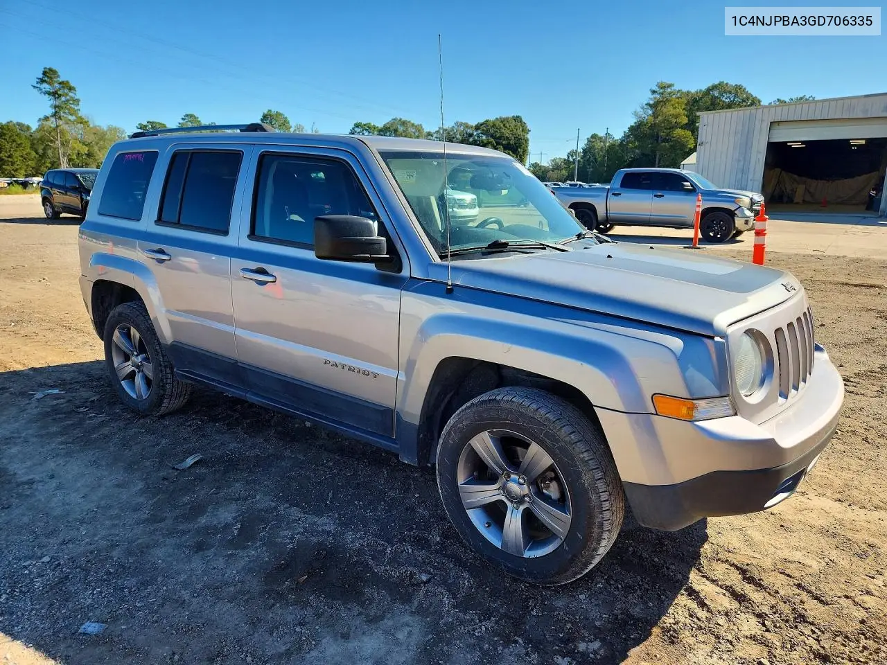 2016 JEEP LIBERTY (PATRIOT) VIN 1C4NJPBA3GD706335 — фото 4