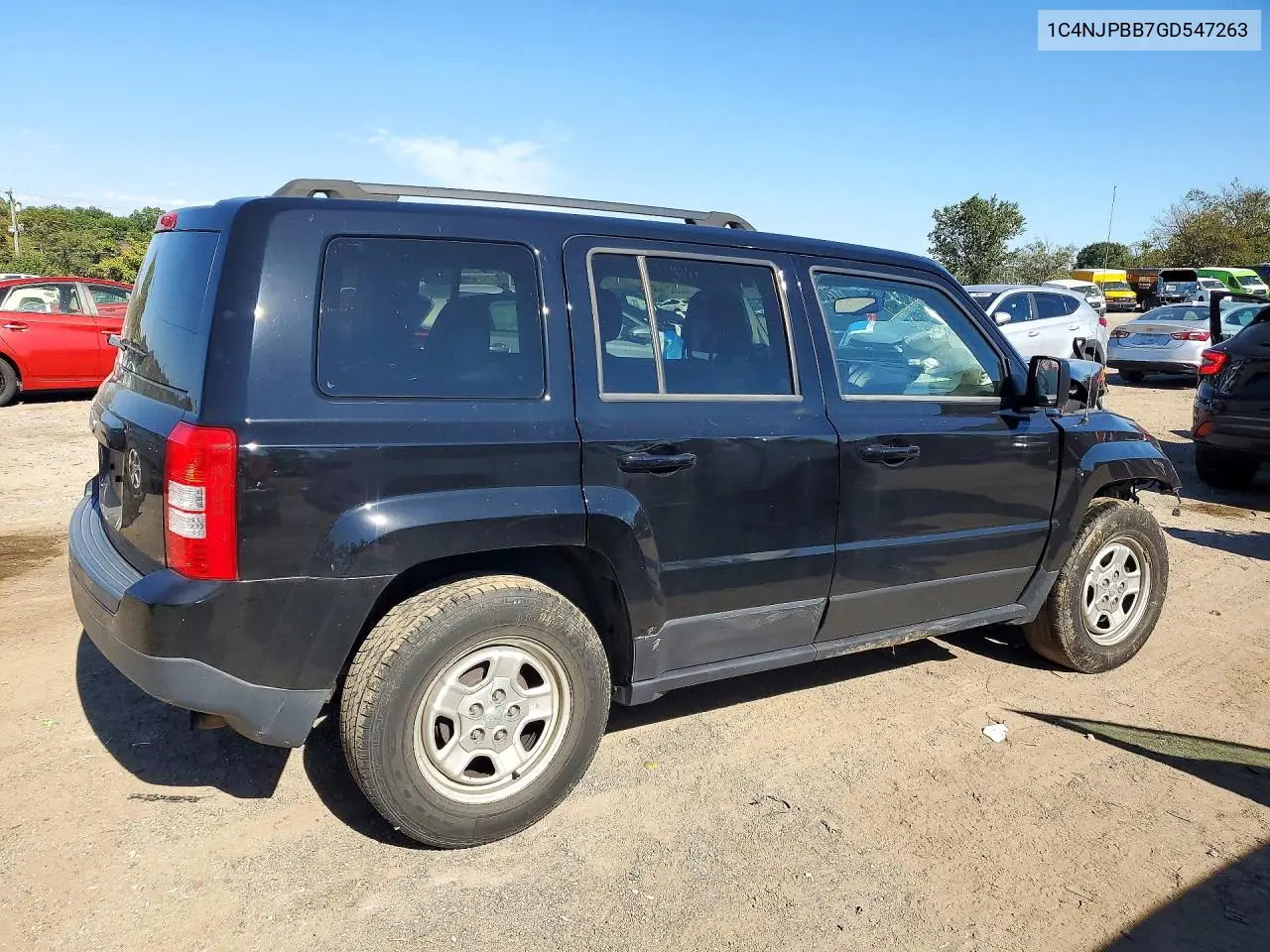 2016 JEEP LIBERTY (PATRIOT) VIN 1C4NJPBB7GD547263 — фото 3