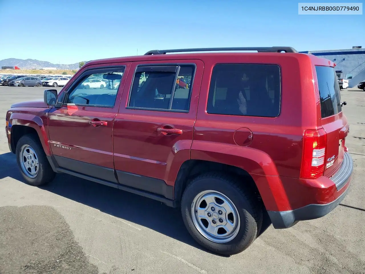 2016 JEEP LIBERTY (PATRIOT) VIN 1C4NJRBB0GD779490 — фото 2