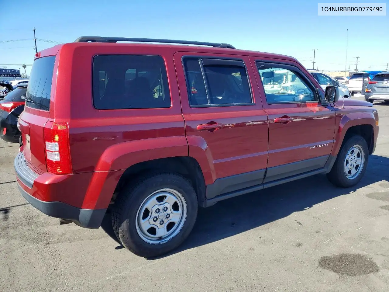 2016 JEEP LIBERTY (PATRIOT) VIN 1C4NJRBB0GD779490 — фото 3
