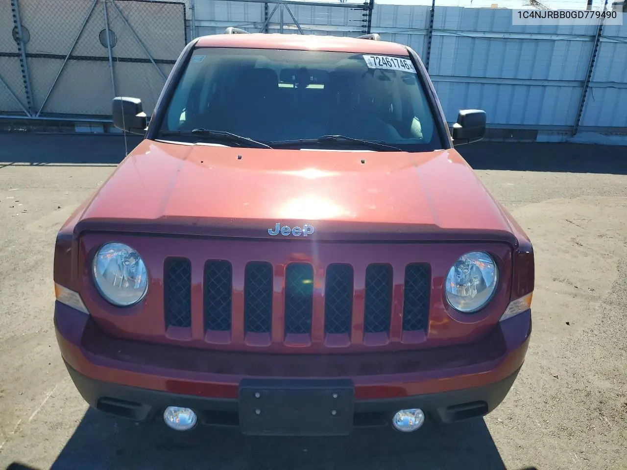 2016 JEEP LIBERTY (PATRIOT) VIN 1C4NJRBB0GD779490 — фото 5