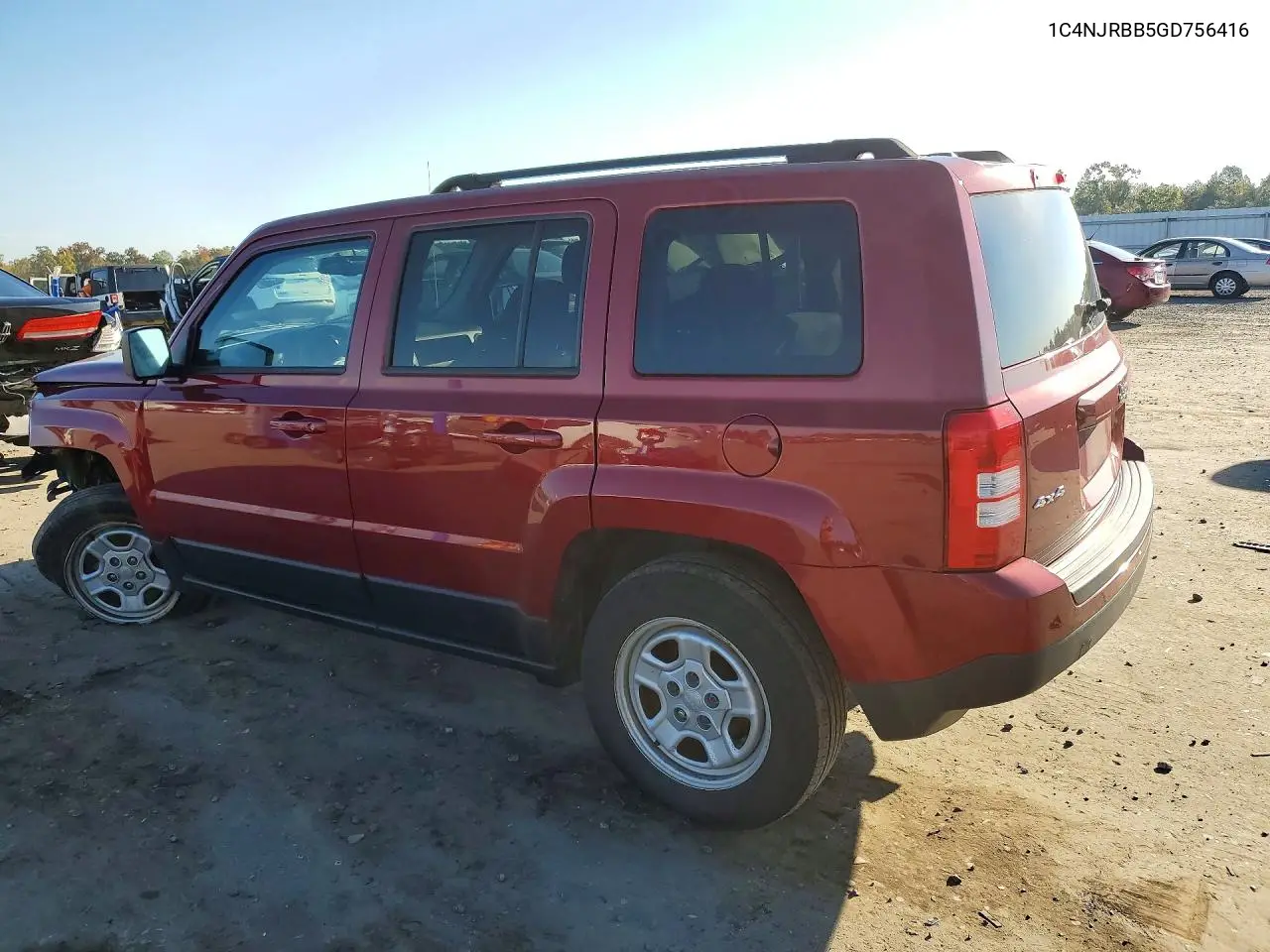 2016 JEEP LIBERTY (PATRIOT) VIN 1C4NJRBB5GD756416 — фото 2