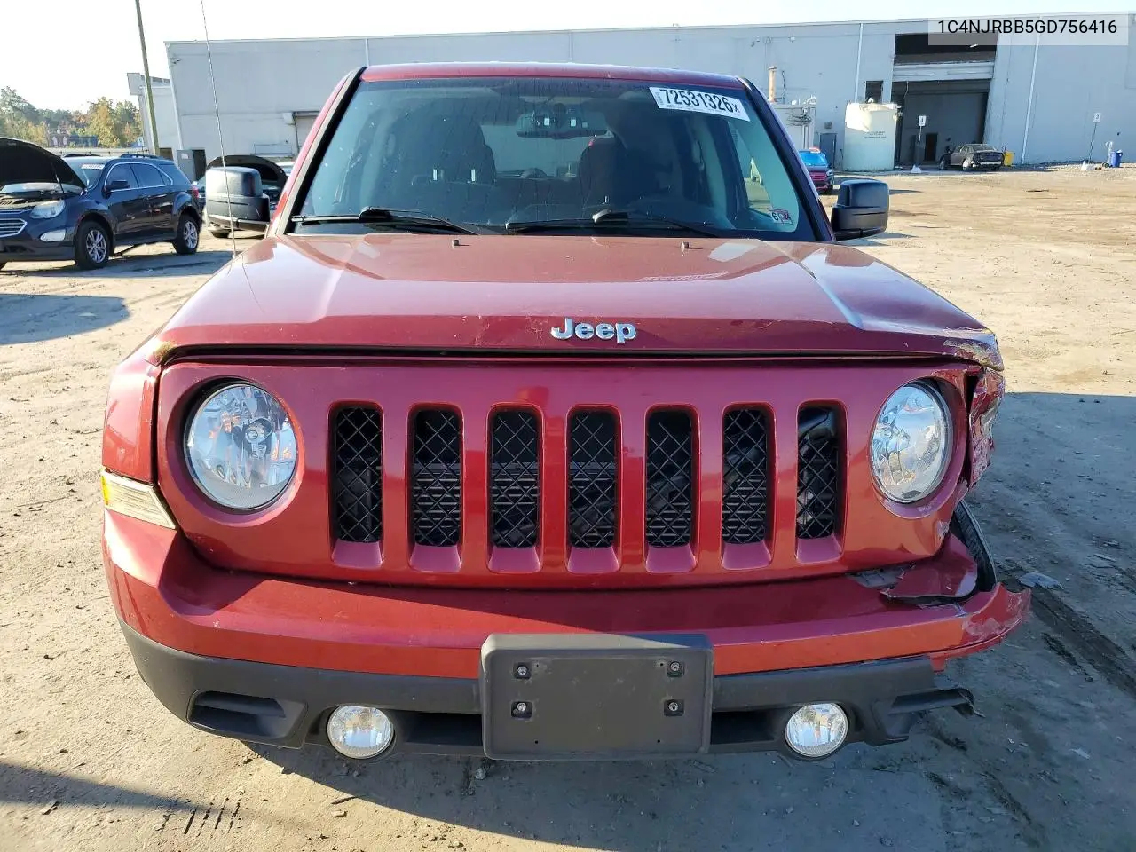 2016 JEEP LIBERTY (PATRIOT) VIN 1C4NJRBB5GD756416 — фото 5