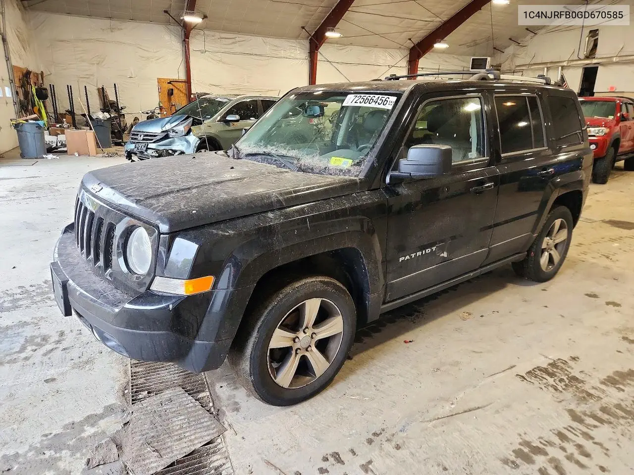 JEEP LIBERTY (PATRIOT) 2016, VIN 1C4NJRFB0GD670585