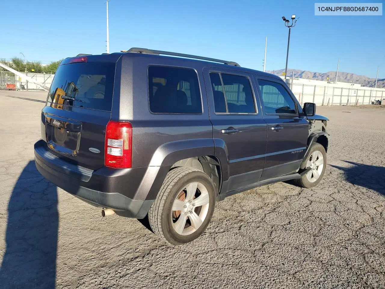 2016 JEEP LIBERTY (PATRIOT) VIN 1C4NJPFB8GD687400 — фото 3