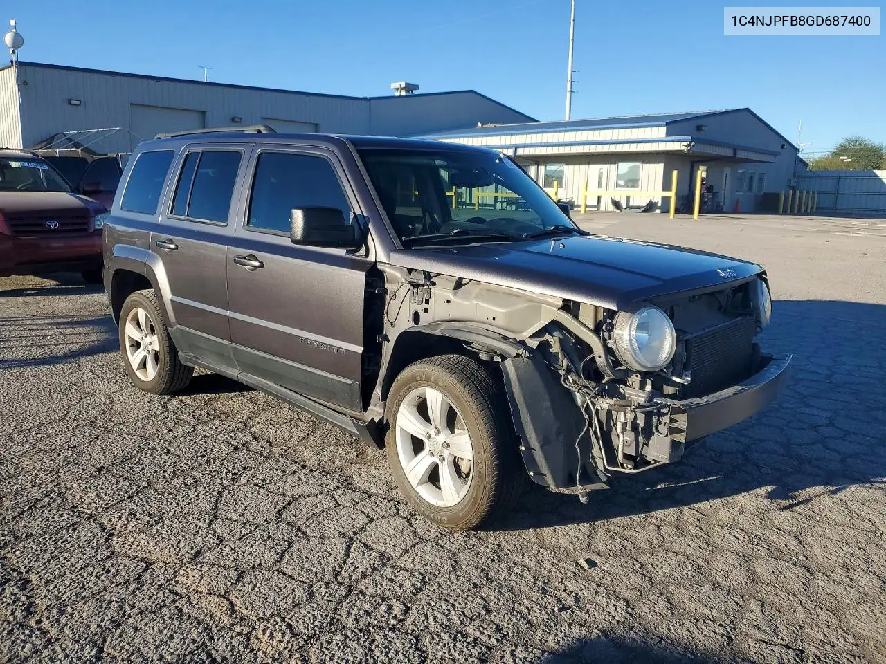 2016 JEEP LIBERTY (PATRIOT) VIN 1C4NJPFB8GD687400 — фото 4