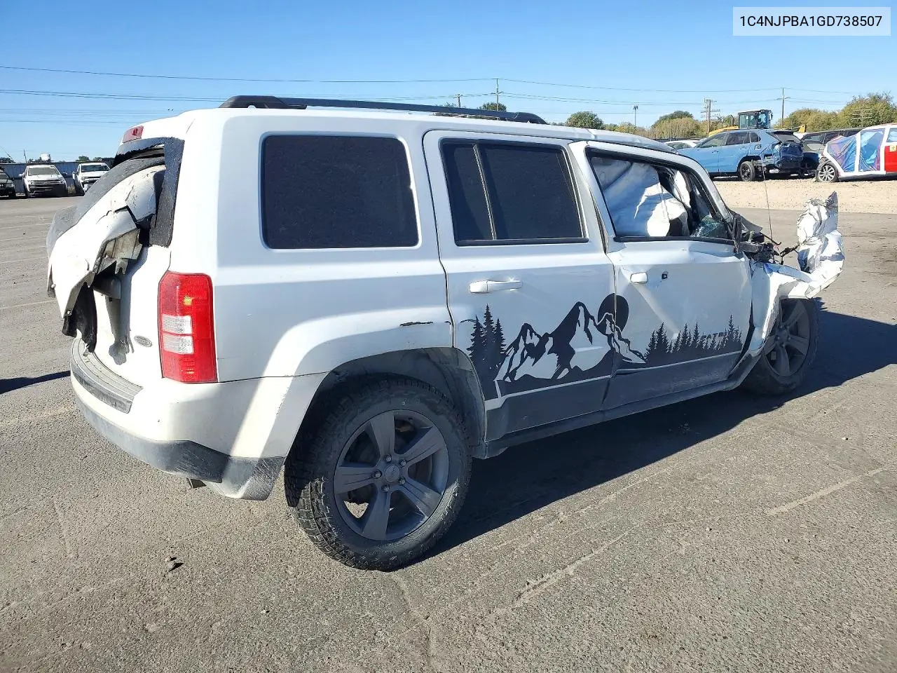 2016 JEEP LIBERTY (PATRIOT) VIN 1C4NJPBA1GD738507 — фото 3