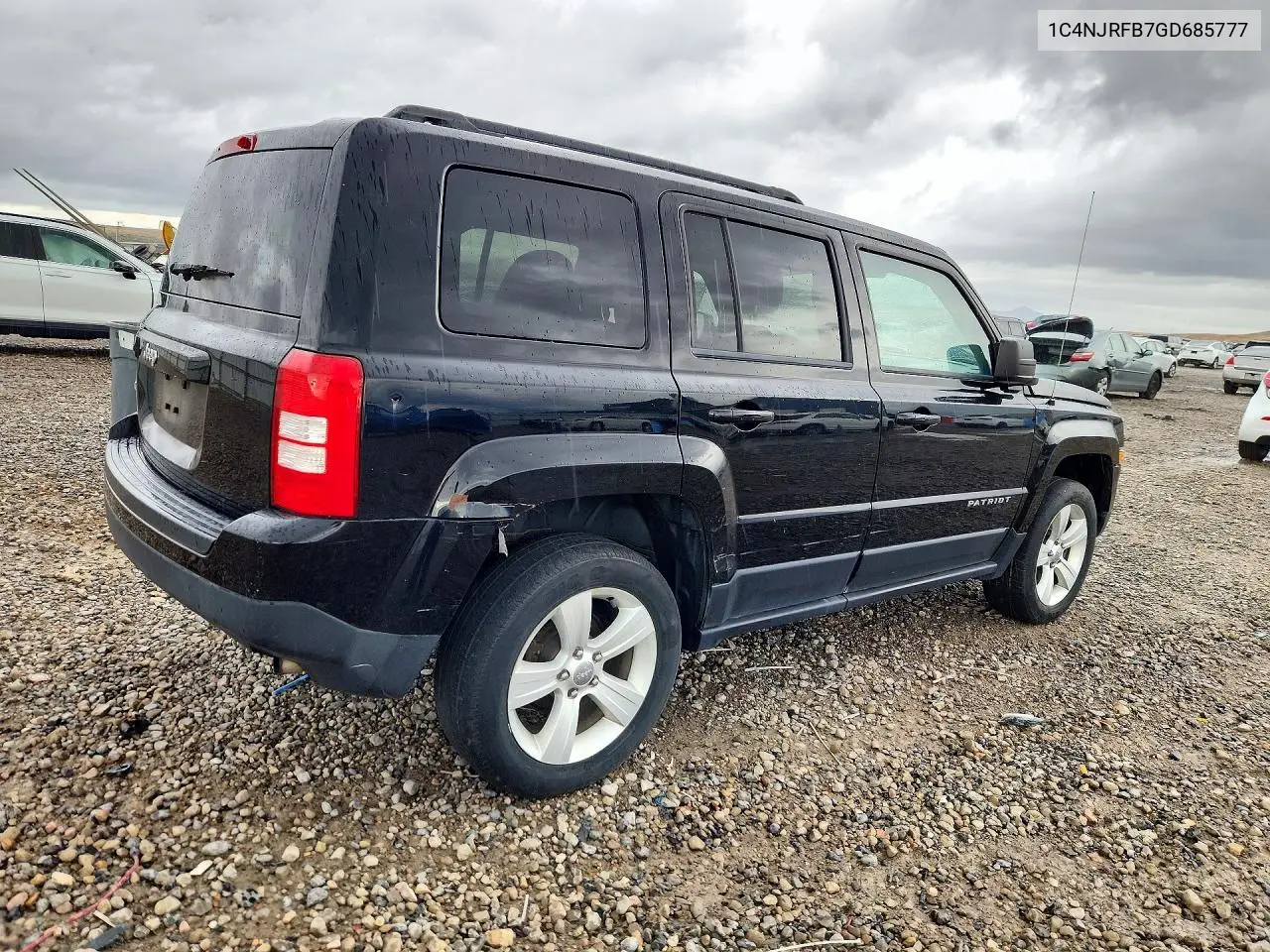 2016 JEEP LIBERTY (PATRIOT) VIN 1C4NJRFB7GD685777 — фото 3