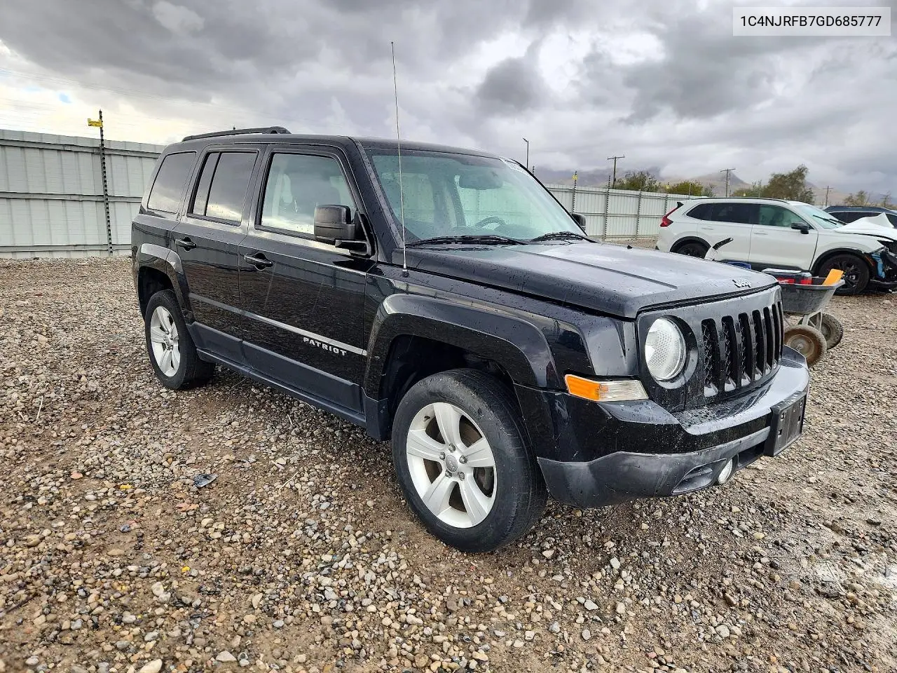2016 JEEP LIBERTY (PATRIOT) VIN 1C4NJRFB7GD685777 — фото 4