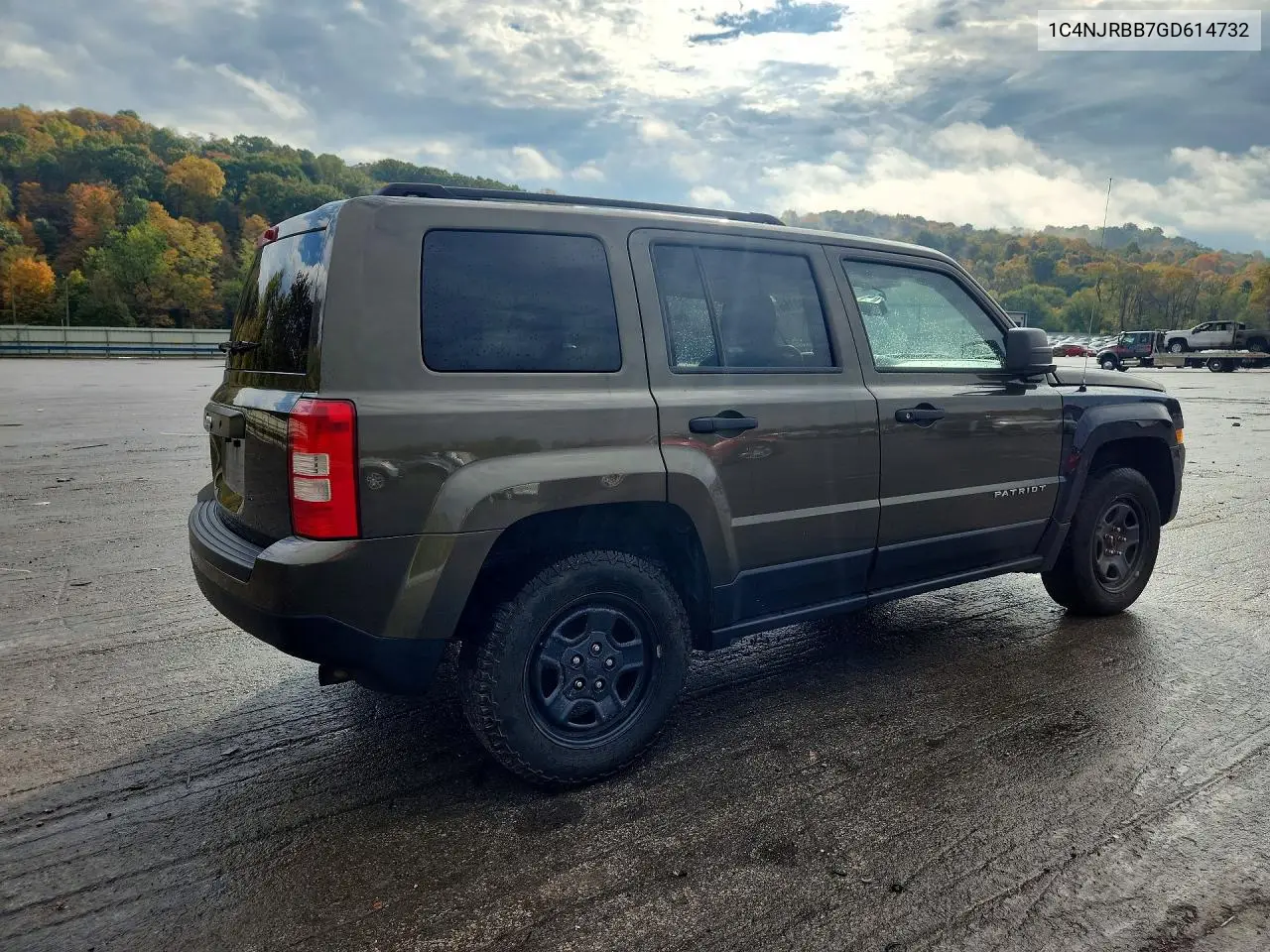 2016 JEEP LIBERTY (PATRIOT) VIN 1C4NJRBB7GD614732 — фото 3