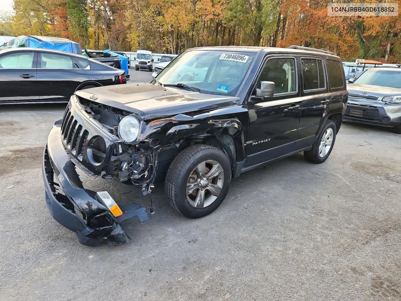 JEEP LIBERTY (PATRIOT) 2016, VIN 1C4NJRBB4GD618852