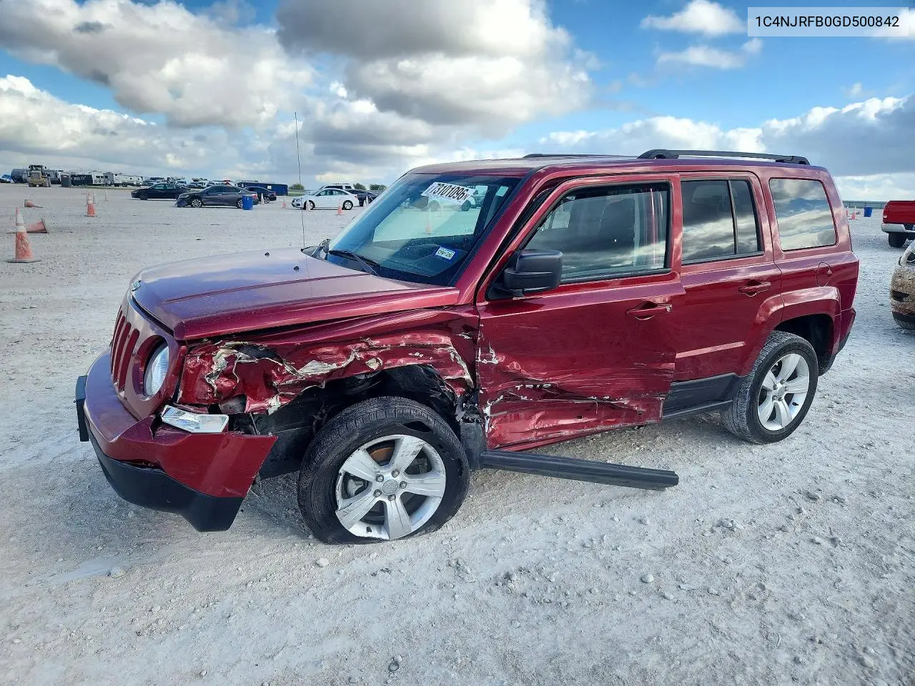 JEEP LIBERTY (PATRIOT) 2016, VIN 1C4NJRFB0GD500842