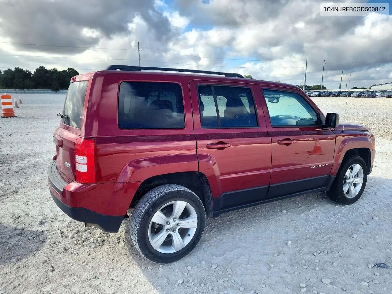 2016 JEEP LIBERTY (PATRIOT) VIN 1C4NJRFB0GD500842 — фото 3