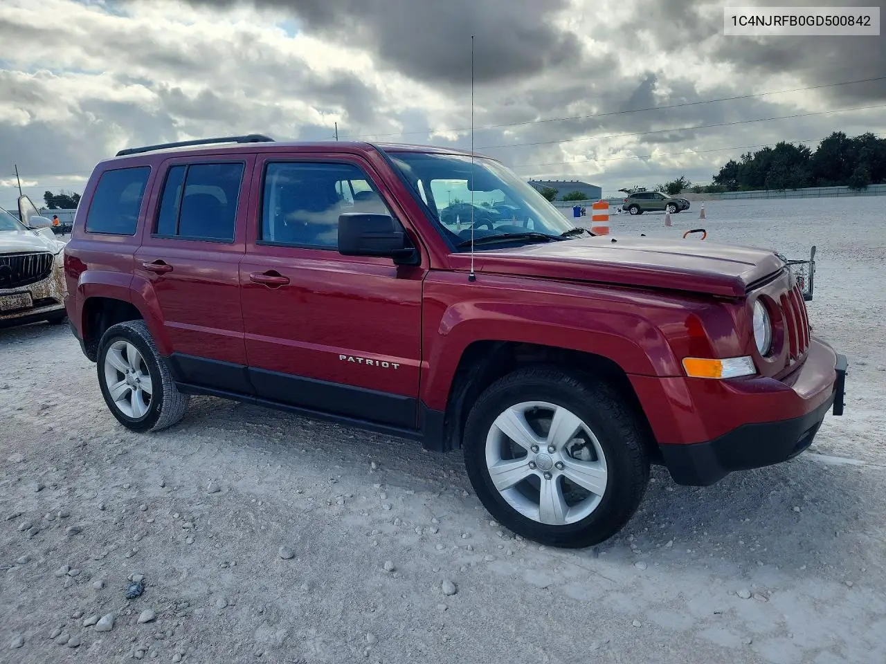 2016 JEEP LIBERTY (PATRIOT) VIN 1C4NJRFB0GD500842 — фото 4