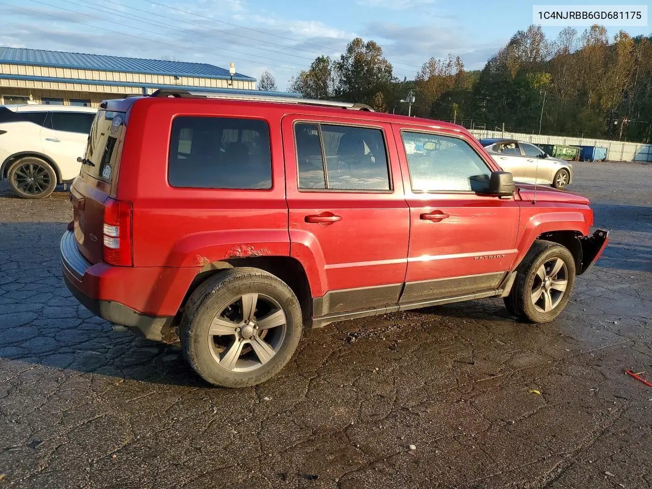2016 JEEP LIBERTY (PATRIOT) VIN 1C4NJRBB6GD681175 — фото 3