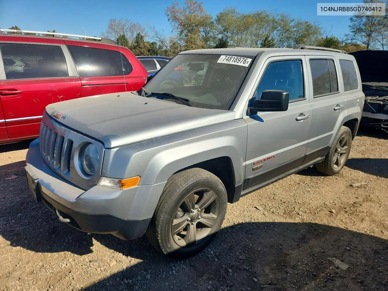 JEEP LIBERTY (PATRIOT) 2016, VIN 1C4NJRBB5GD740412