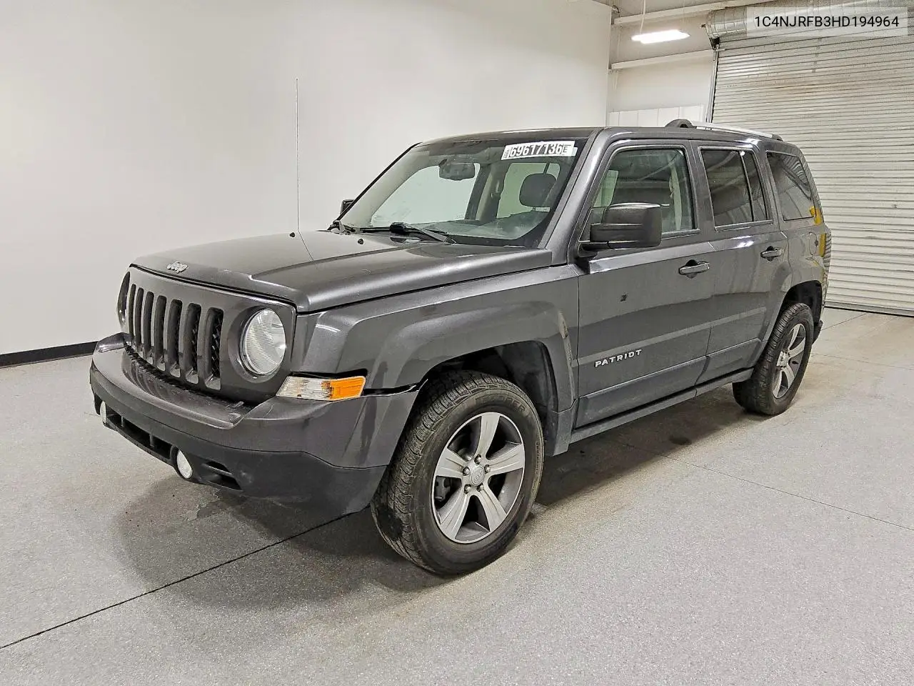 JEEP LIBERTY (PATRIOT) 2017, VIN 1C4NJRFB3HD194964