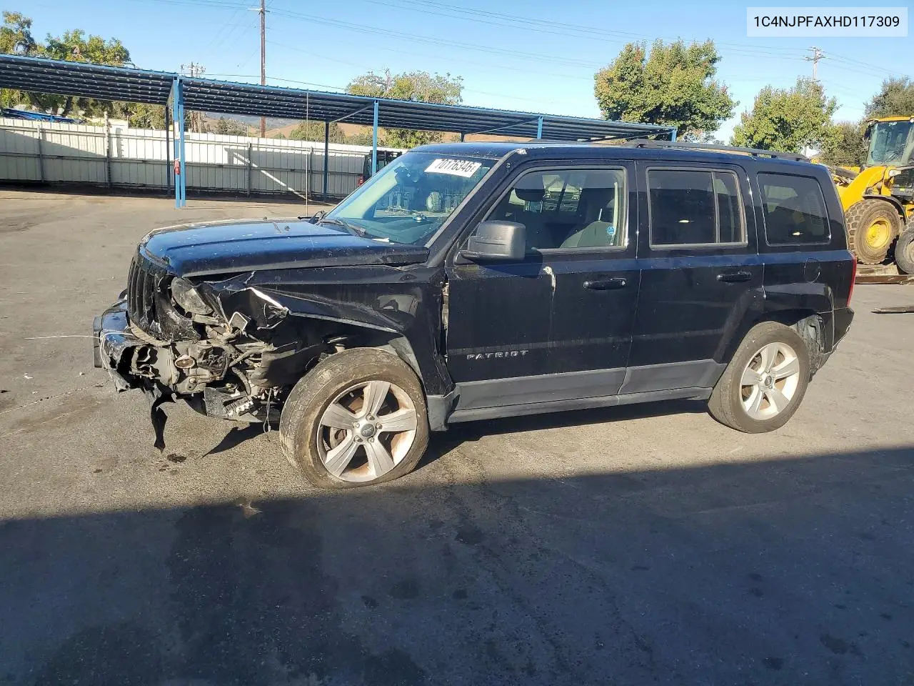 JEEP LIBERTY (PATRIOT) 2017, VIN 1C4NJPFAXHD117309