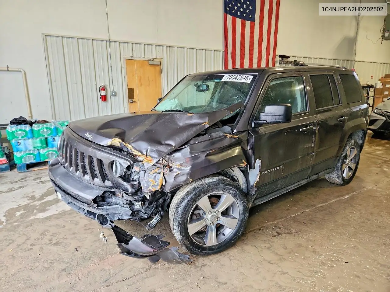 JEEP LIBERTY (PATRIOT) 2017, VIN 1C4NJPFA2HD202502