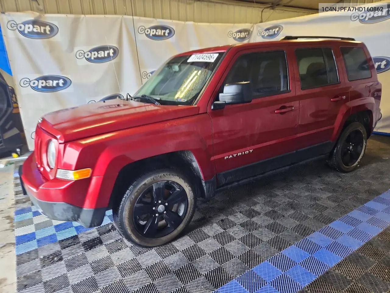 JEEP LIBERTY (PATRIOT) 2017, VIN 1C4NJPFA7HD160862