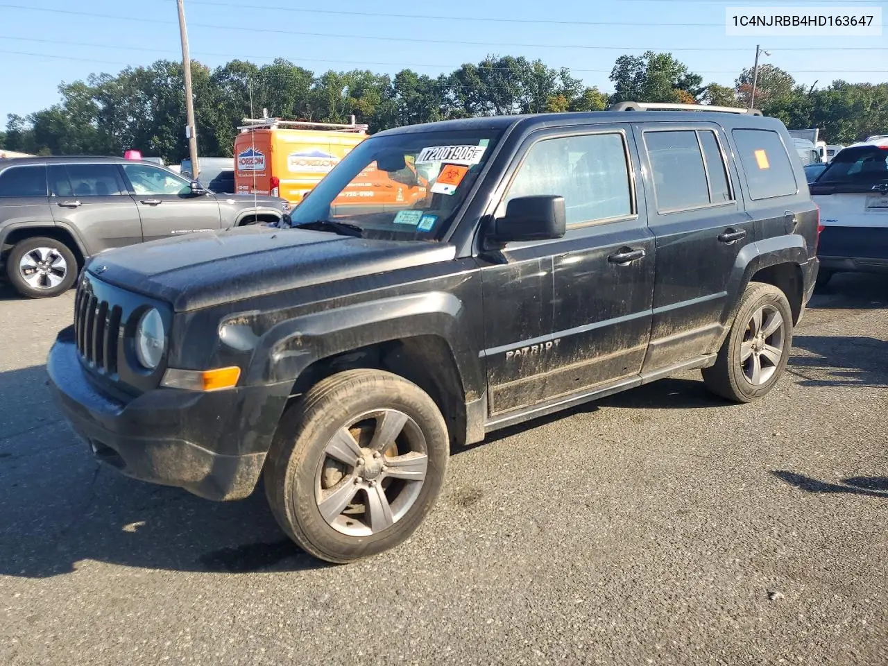 JEEP LIBERTY (PATRIOT) 2017, VIN 1C4NJRBB4HD163647